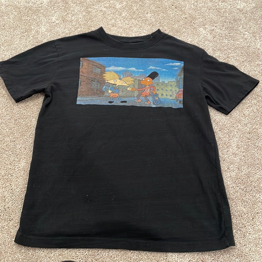 Hey Arnold Black Graphic Tshirt